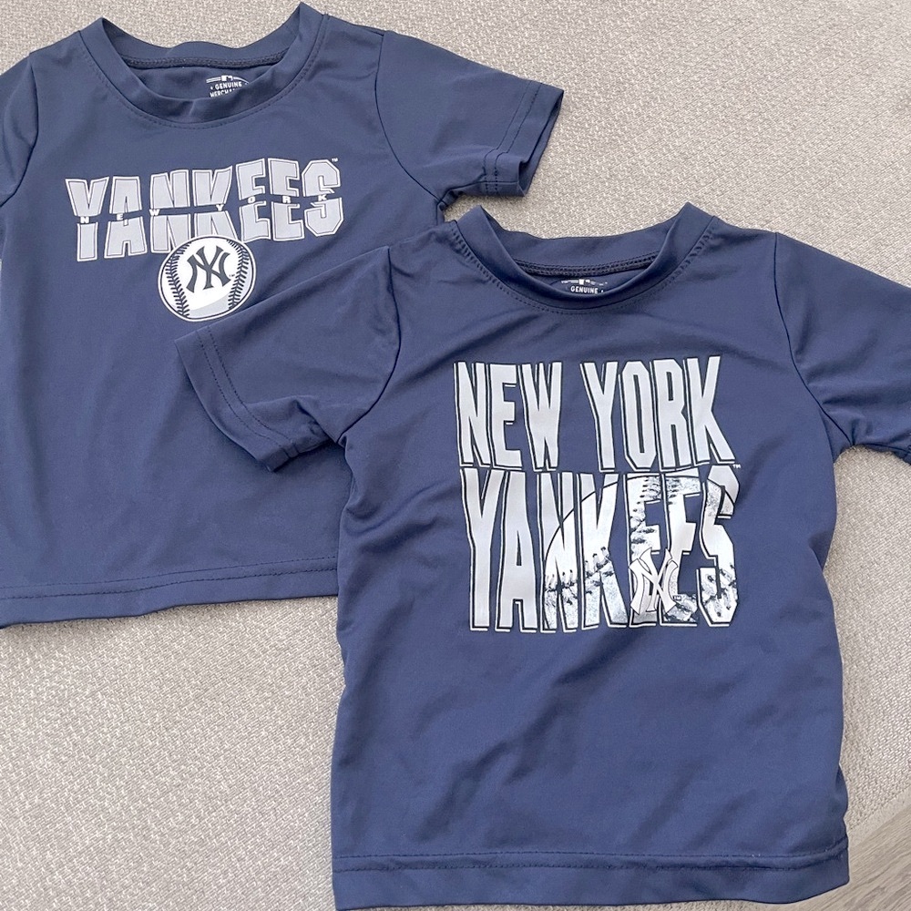 New York Yankees Kids Navy T-Shirt Set - 2T